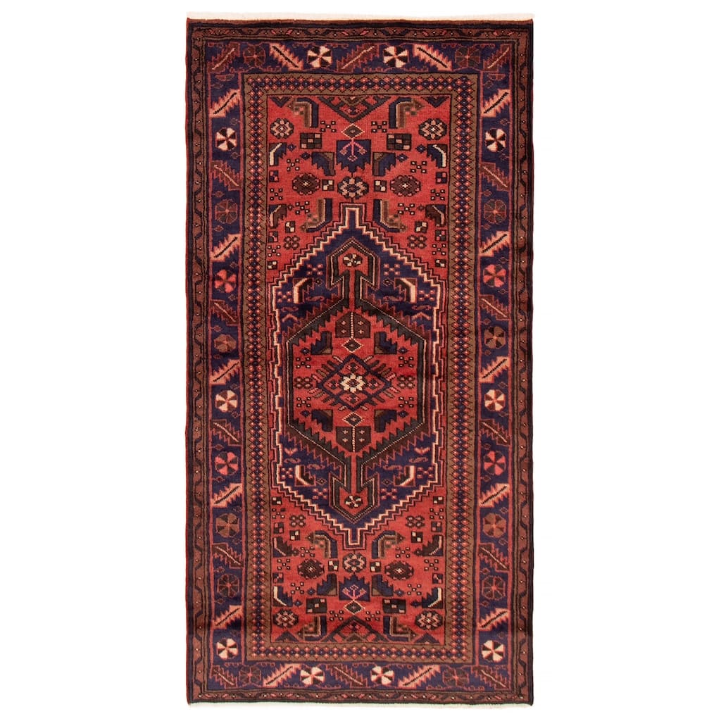 ECARPETGALLERY Hand-knotted Andelz Copper Wool Rug - 3'8 x 7'1