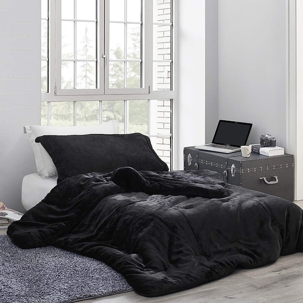 Me Sooo Comfy Coma Inducer Oversized Comforter Set Black On