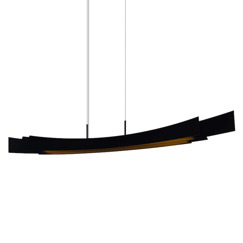 Candora Integrated LED Black Chandelier