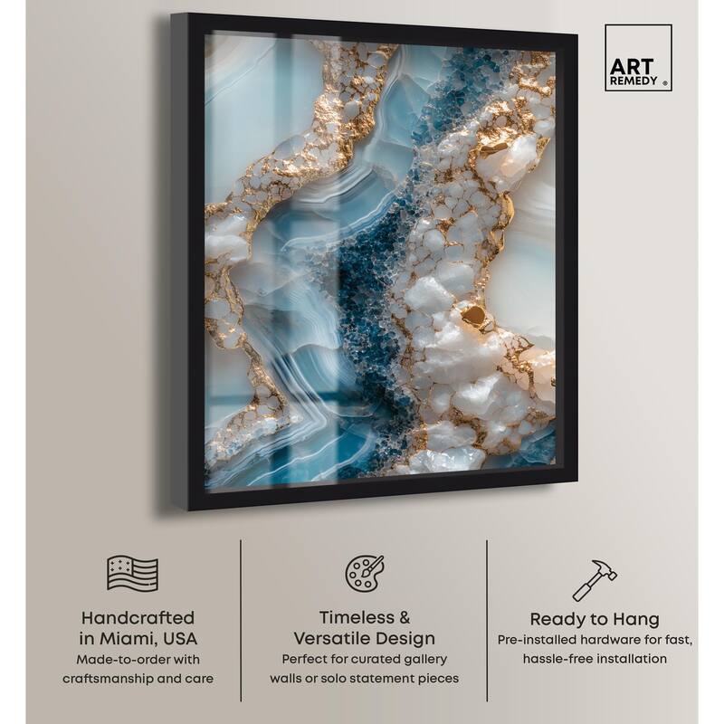 Lapis River Shadowbox by Art Remedy