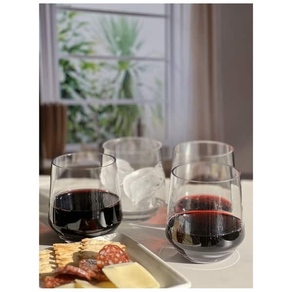 Plastic Wine Glasses Set of 4 - Bed Bath & Beyond - 43706162
