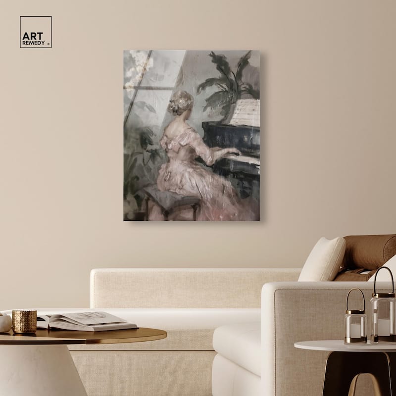 Soft Music Acrylic by Art Remedy, Ready to Hang