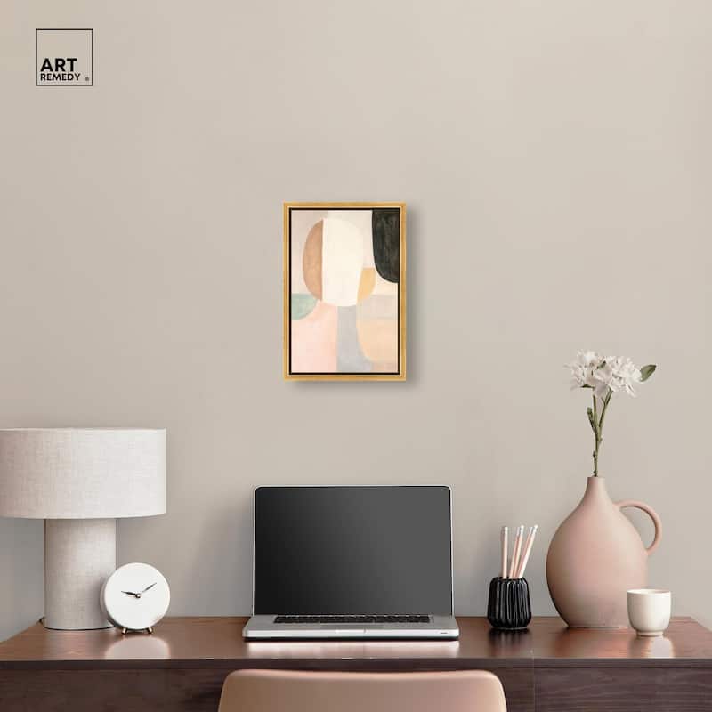 Soft Cubism I Canvas by Art Remedy