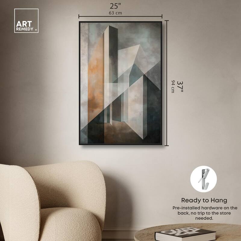 Spatial Geometry Canvas by Art Remedy