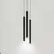 preview thumbnail 5 of 5, Eglo Tortoreto 23.75-inch Matte Black LED Single Tube Pendant