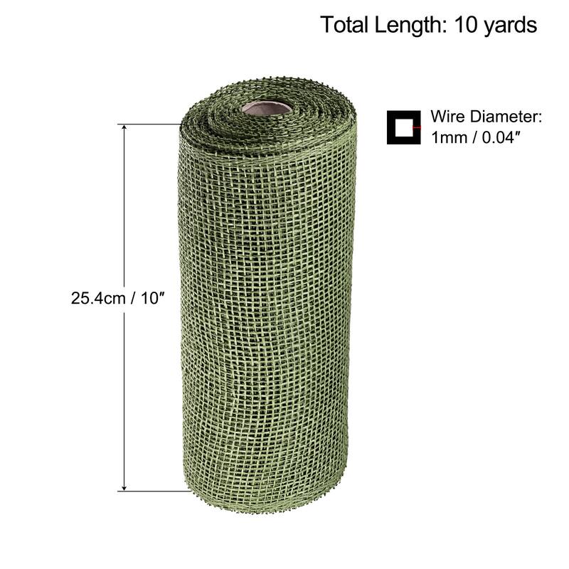 PP Burlap Mesh Wrapping Ribbon for Home Outdoor Wreath Decoration
