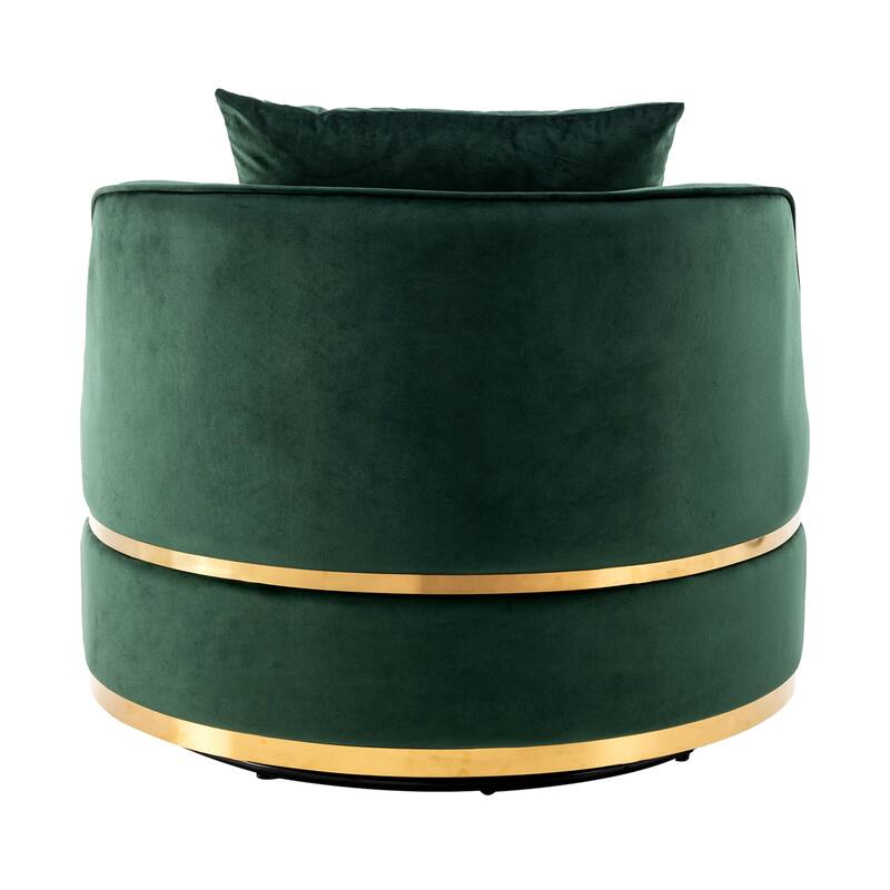 Velvet 360°Swivel Accent Chair