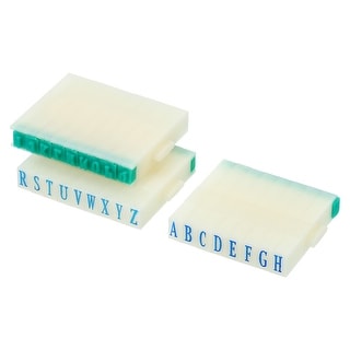 Detachable Letter Stamp Plastic 26 Digits Font Size 5 Alphabet A-Z Set ...