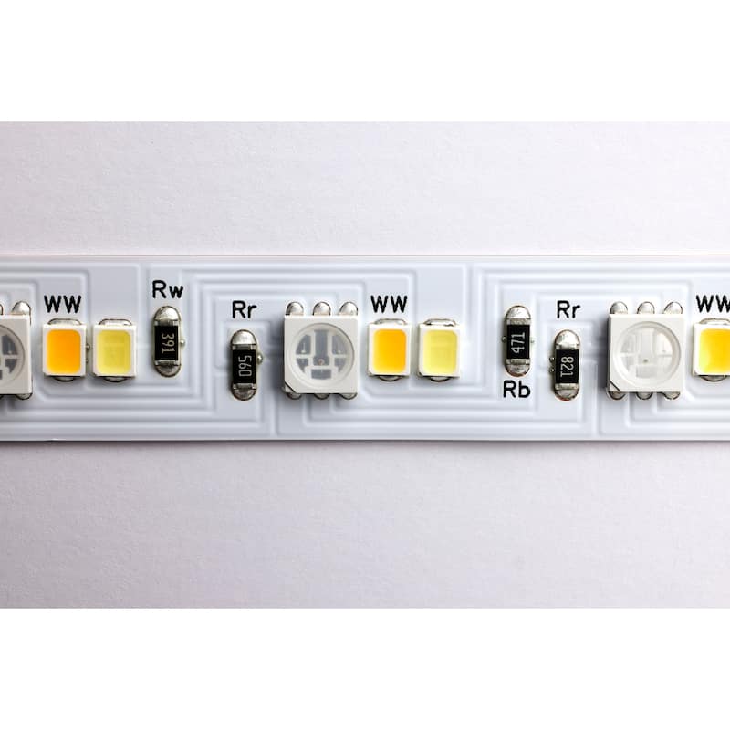 Dimension Pro Tape light strip 16 ft. Hi-Output RGB plus Tunable White Plug connection Starfish IOT Capable IR Remote Included