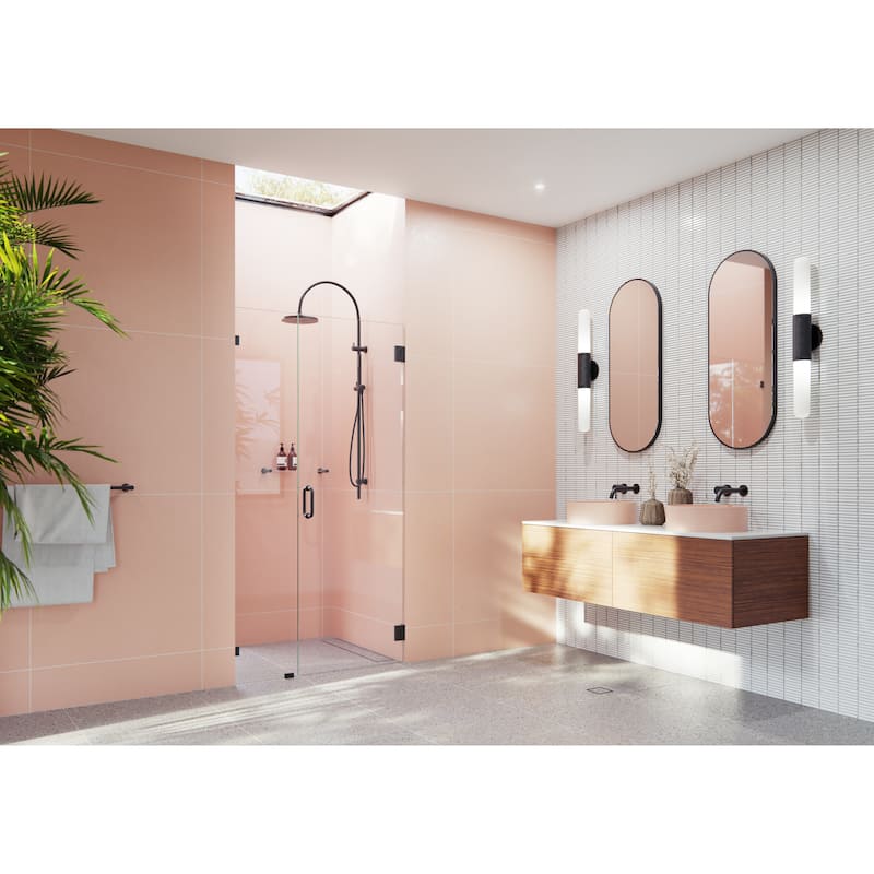 Glass Warehouse 78" x 35" Frameless Shower Door - Wall Hinge