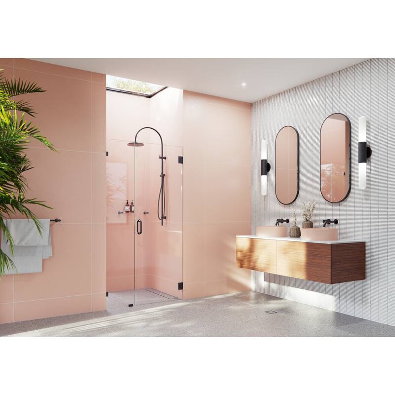 Glass Warehouse 78" x 36" Frameless Shower Door - Wall Hinge