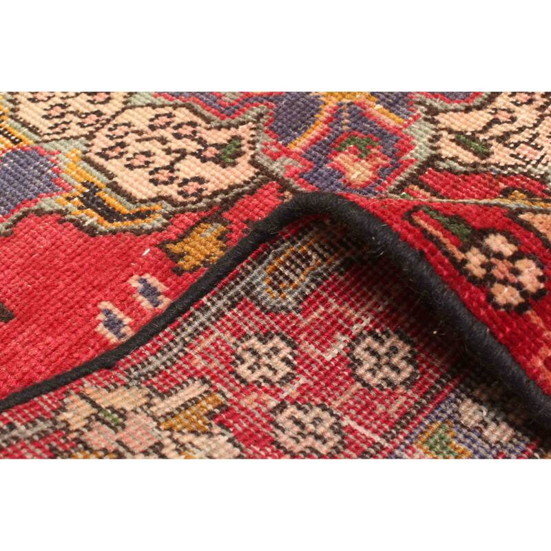 ECARPETGALLERY Hand-knotted Antalya Vintage Red Wool Rug - 4'3 x 5'8