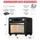 preview thumbnail 4 of 12, Deco Chef 24QT Stainless Steel Countertop Toaster Air Fryer Oven