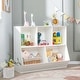 preview thumbnail 13 of 28, Costway 5-Cubby Kids Toy Storage Organizer Wooden Bookshelf Display - See Details