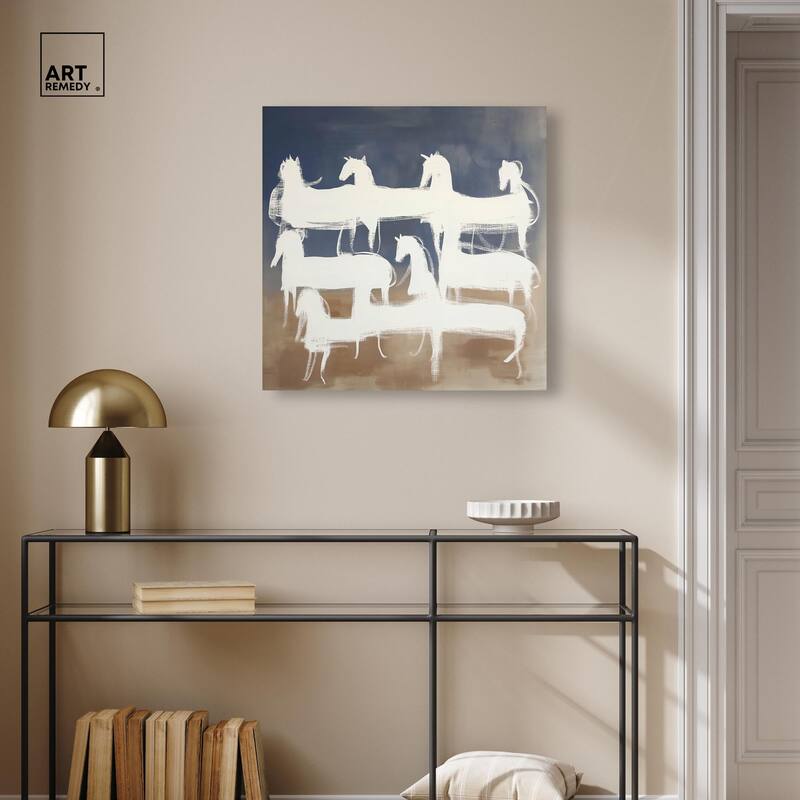 Phantom Herd Canvas by Art Remedy, Gallery Wrapped