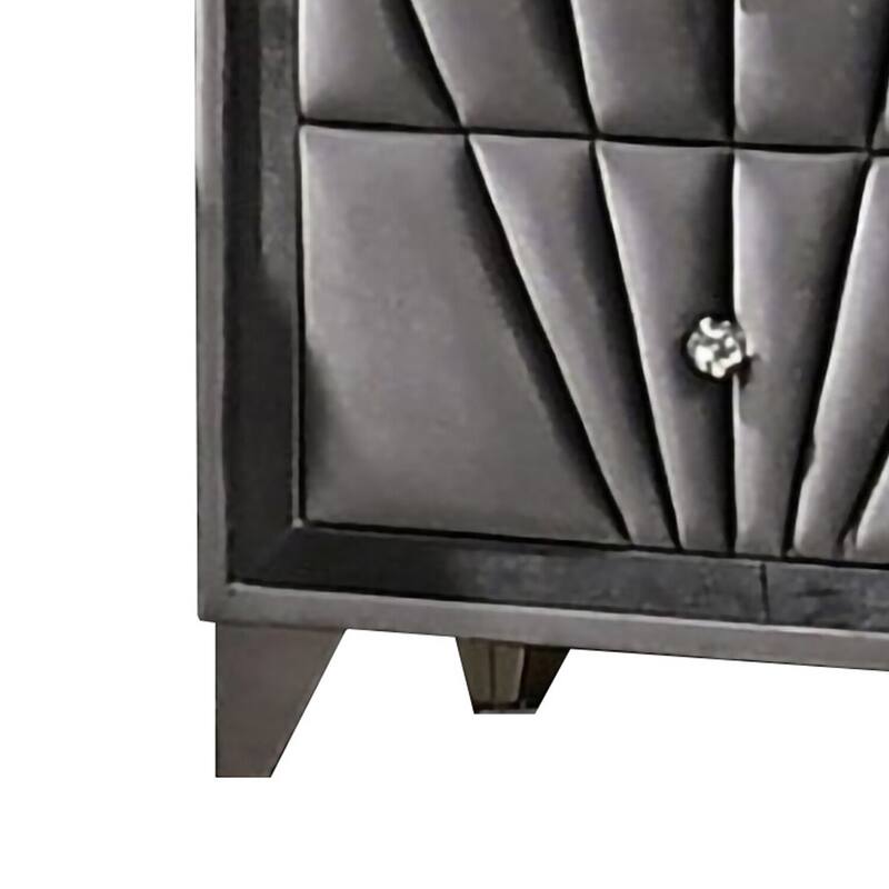 Gray 2 Drawer 18.13 in. W Nightstand with Sturdy Hardware and Ample Storage