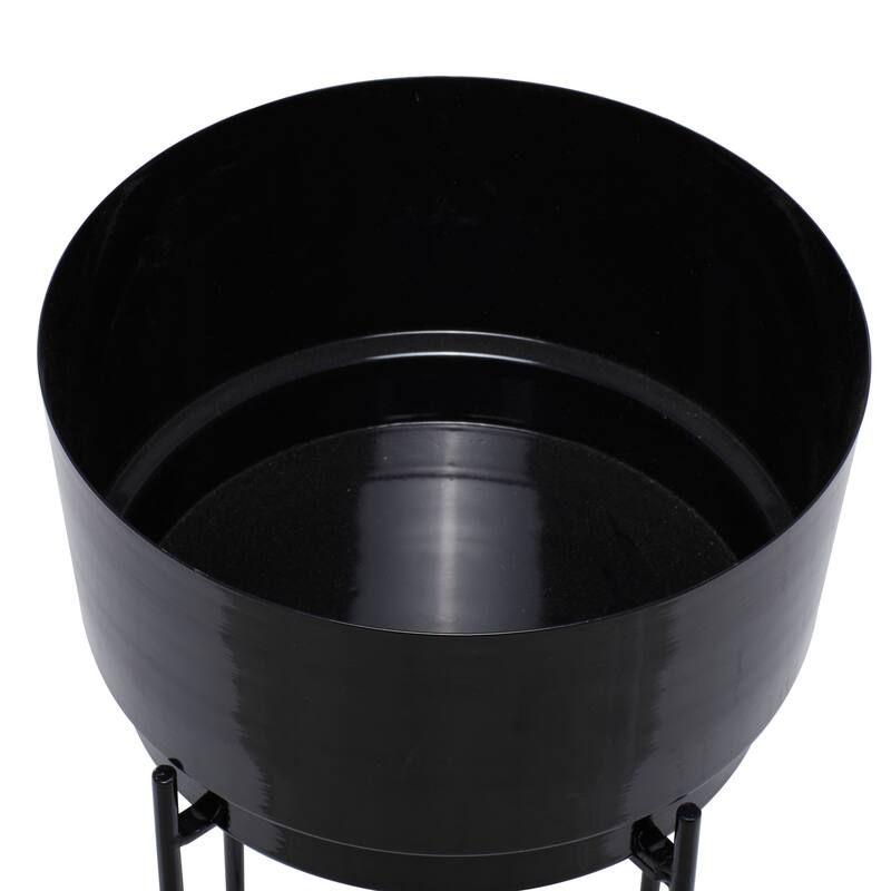 CosmoLiving by Cosmopolitan Metal Contemporary Planter (Set of 2) - S/2 31", 25"H