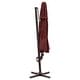 preview thumbnail 37 of 35, Luxury Patio Cantilever Umbrella with Round Double Top