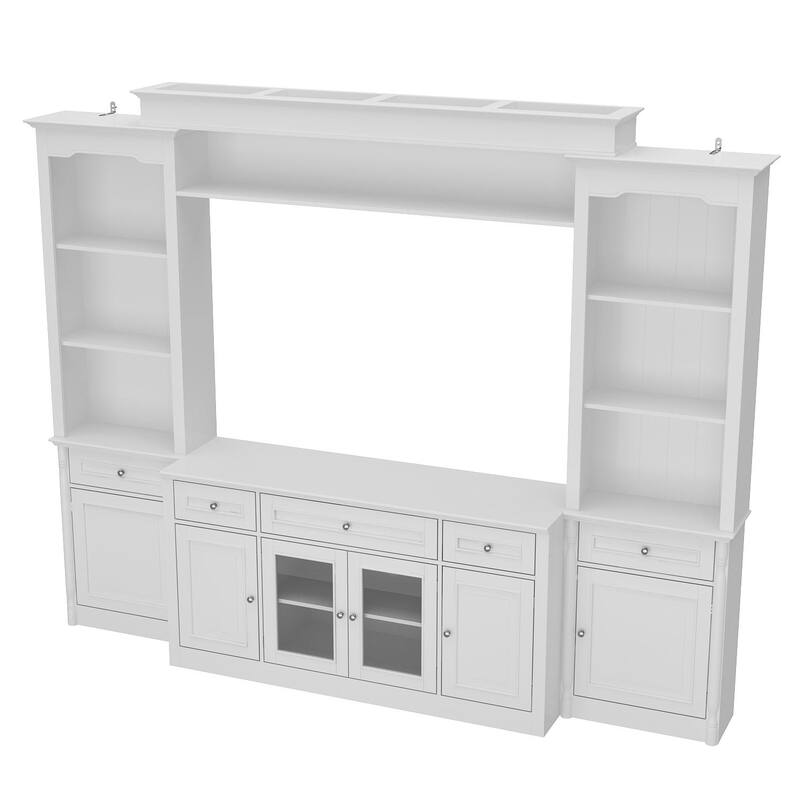 Entertainment Wall Unit /Bridge Multifunctional TV Stand Console Table