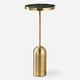 preview thumbnail 1 of 2, Uttermost Pascal Brass Drink Table - 24.25'' H X 10.25'' W X 10.25'' D