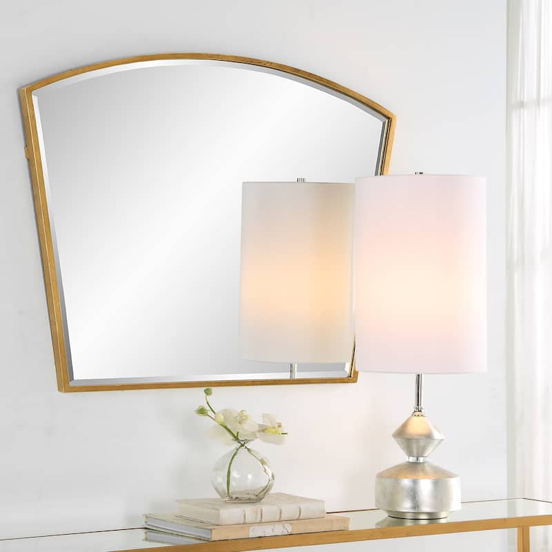 Uttermost Boundary Gold Arch Mirror - 36 W X 31.625 H X 1.125 D (in)