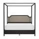 preview thumbnail 19 of 25, Hillsdale Furniture Melanie Wood and Metal Canopy Bed, Oiled Bronze