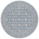 preview thumbnail 31 of 51, SAFAVIEH Handmade Micro-Loop Togzhan Wool Rug 5' Round - Blue/Ivory - Round