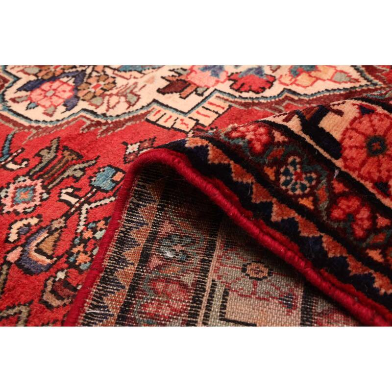 ECARPETGALLERY Hand-knotted Andelz Red Wool Rug - 4'9 x 8'5