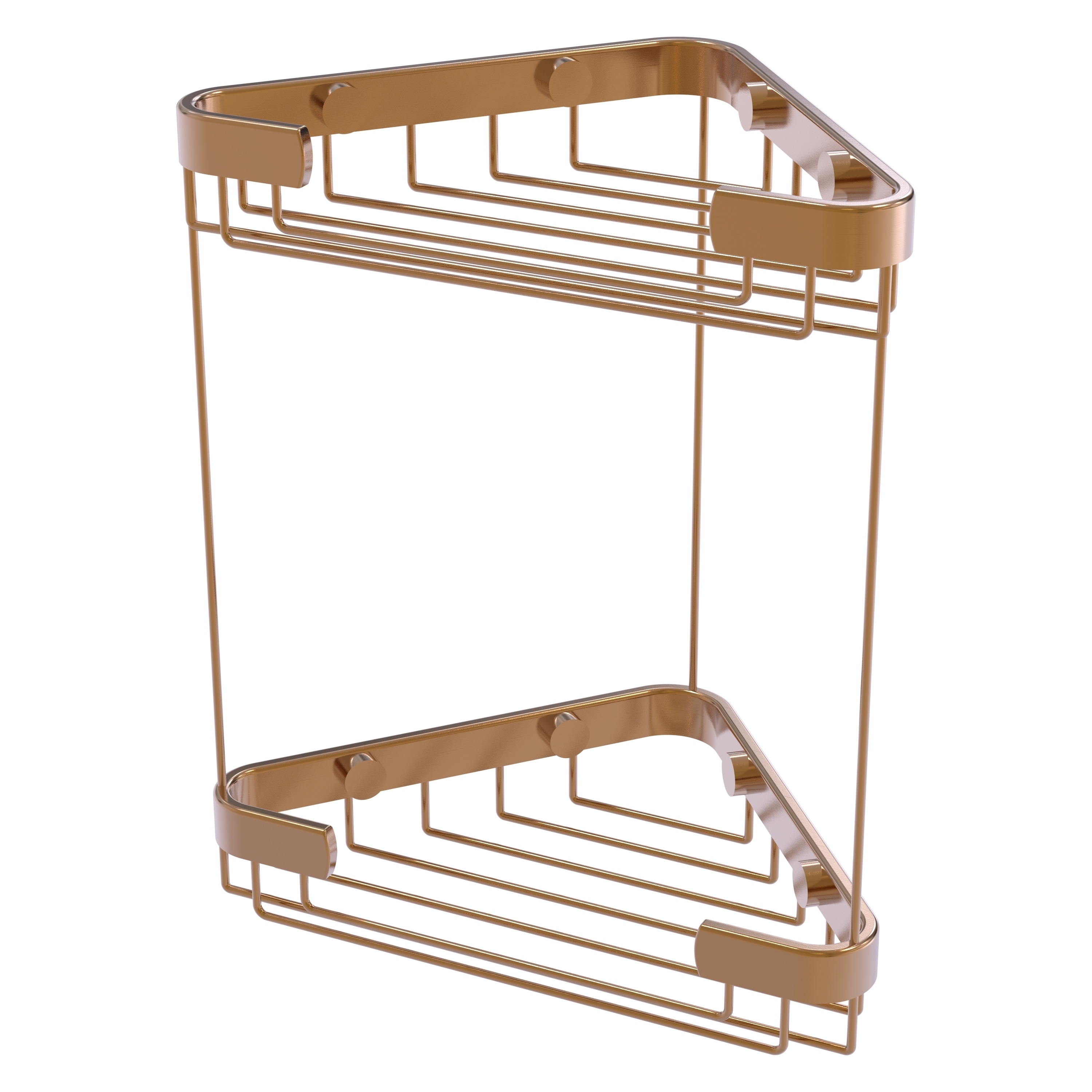 Solid Brass Corner Shower Basket