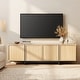 preview thumbnail 10 of 32, WMAPAT Modern Entertainment Center With T-Shaped Wooden Legs, 4-Door Storage TV Stand, Media Cabinet For Living Room