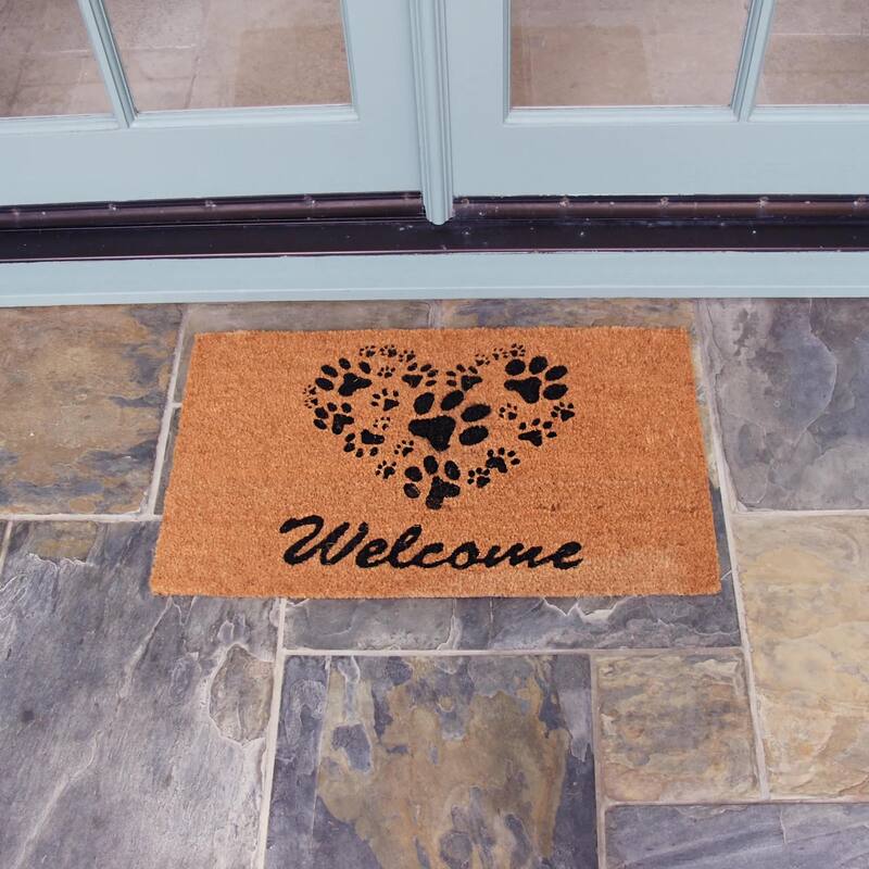 Rubber-Cal Cute "Little Kitty-Cat" Doormat Kit - 18" x 30" - 2 Door Mats