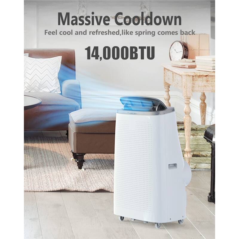 14000 Btu Portable Air Conditioner With Remote Control
