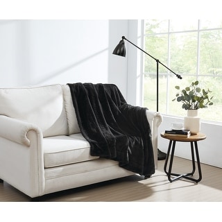 Vince Camuto Super Soft Faux Rabbit Fur 60x70 Throw in Gift Box