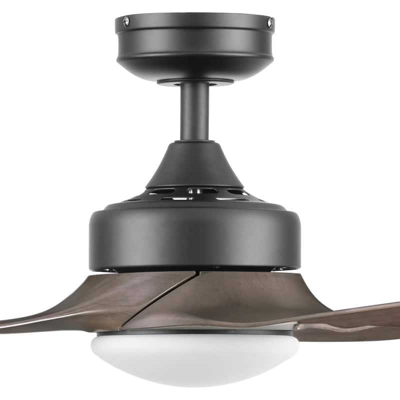 52" Honeywell Lynton Indoor/Outdoor Ceiling Fan with Color Changing LED Light, Remote Control, High Performance Blades