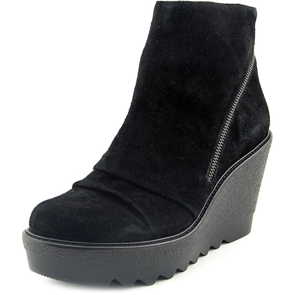 Vince Camuto Dasan Women Round Toe Suede Black Bootie