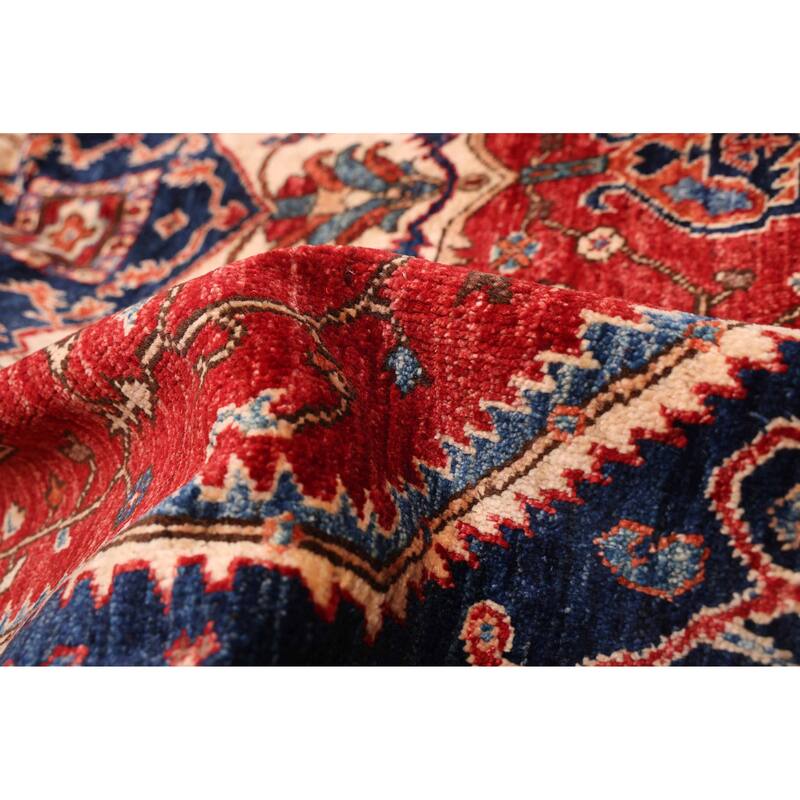 ECARPETGALLERY Hand-knotted Aryana Red Wool Rug - 5'10 x 7'10