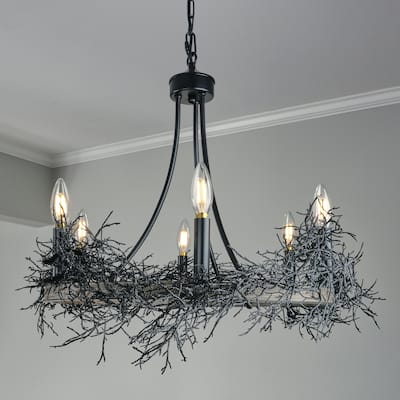 72" Glitter Branch Garland