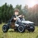 preview thumbnail 11 of 13, Electric Go-Kart for Kids 24V Off-Road with Adjustable Speeds and Shock Absorbers Ideal Holiday Present White