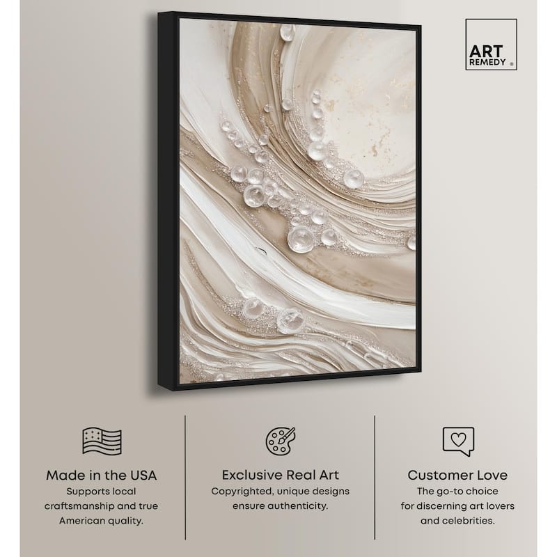 Chromatic Concretions I Canvas by Art Remedy