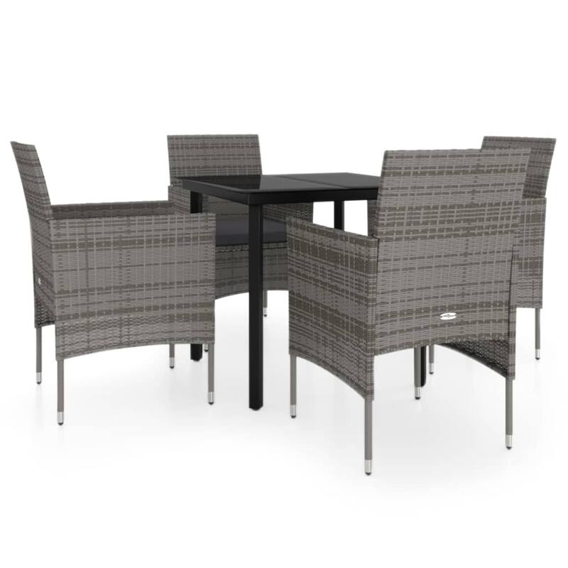 vidaXL Patio Dining Set Outdoor Dining Set Table and Chair Set for Garden