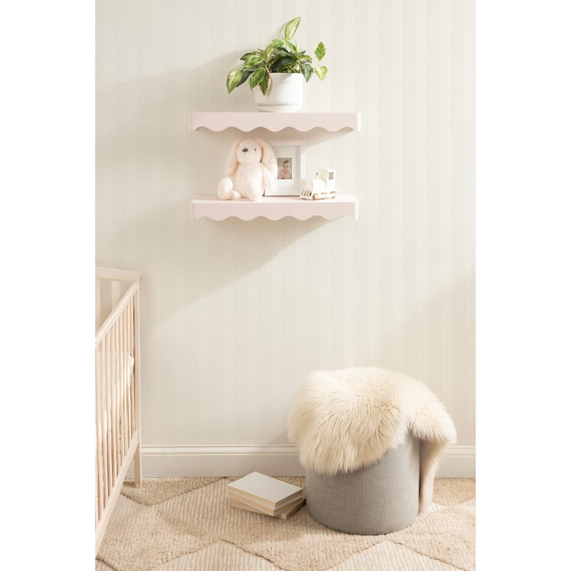 Kate and Laurel Maida Wood Floating Shelves