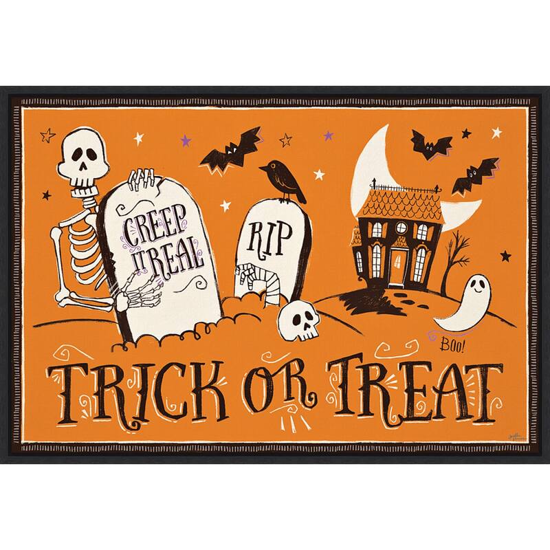 Amanti Art Spooktacular XI Framed Canvas Wall Art