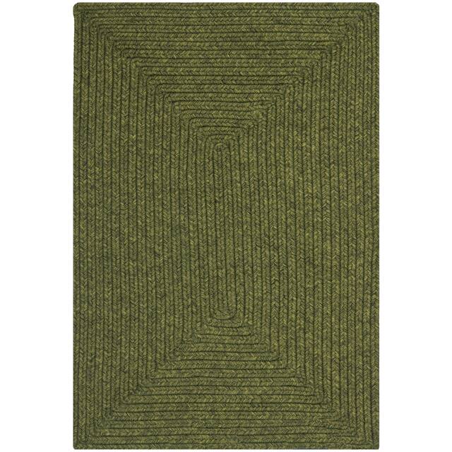 SAFAVIEH Handmade Braided Country Casual Lavada Rug - 2' x 3' - Green