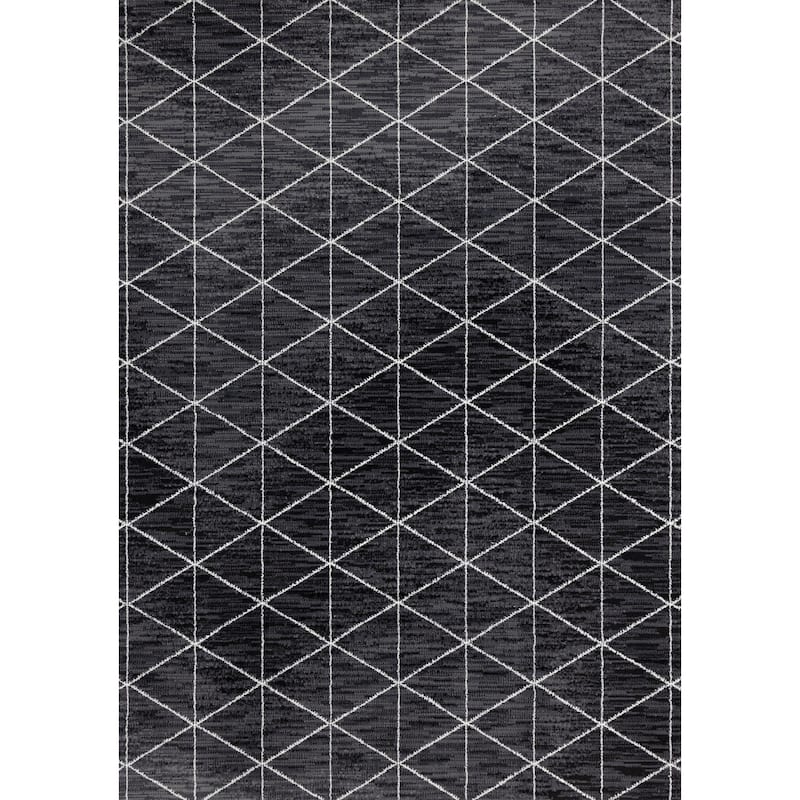 Florence Grey Cream Tri-Structure Rug