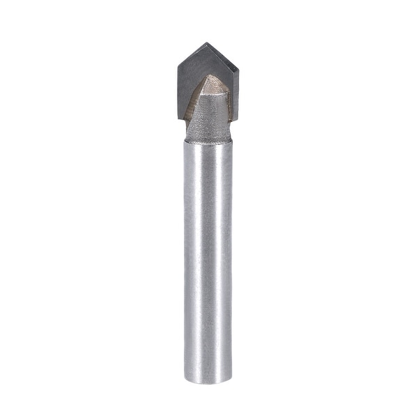 Router Bit 1/4 Shank 5/16 Dia 90 Degrees V Type End Mill for Woodworking - 1/4x5/16"