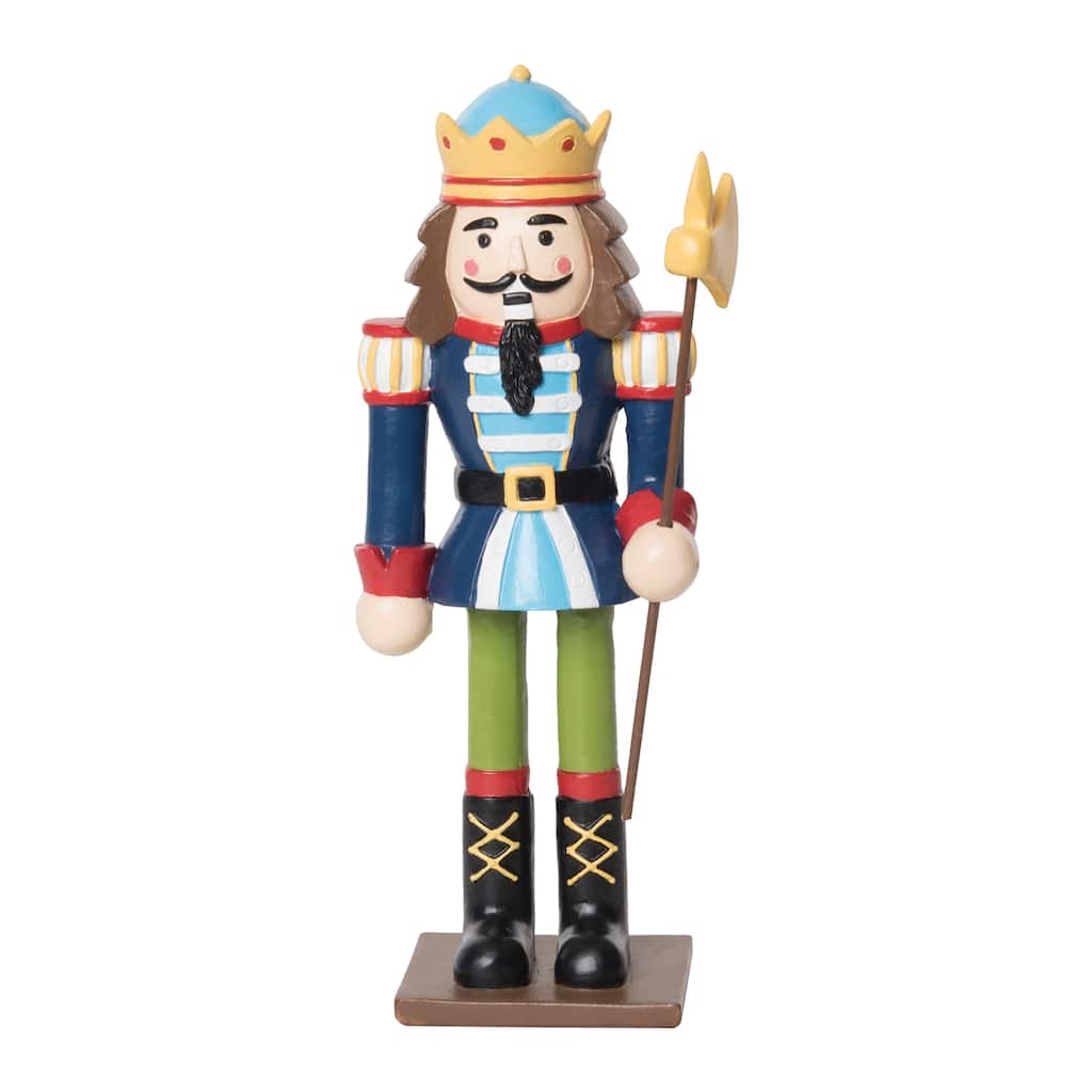 Axe Nutcracker Figurine - Blue