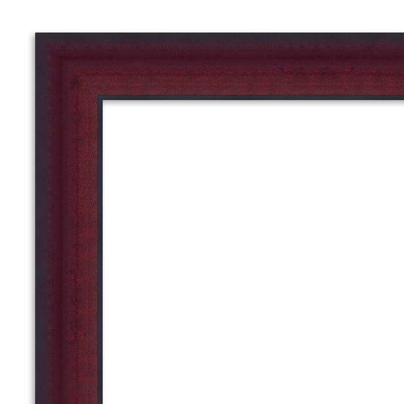 Amanti Art Canterbury Cherry Framed Dry Erase Magnetic Board