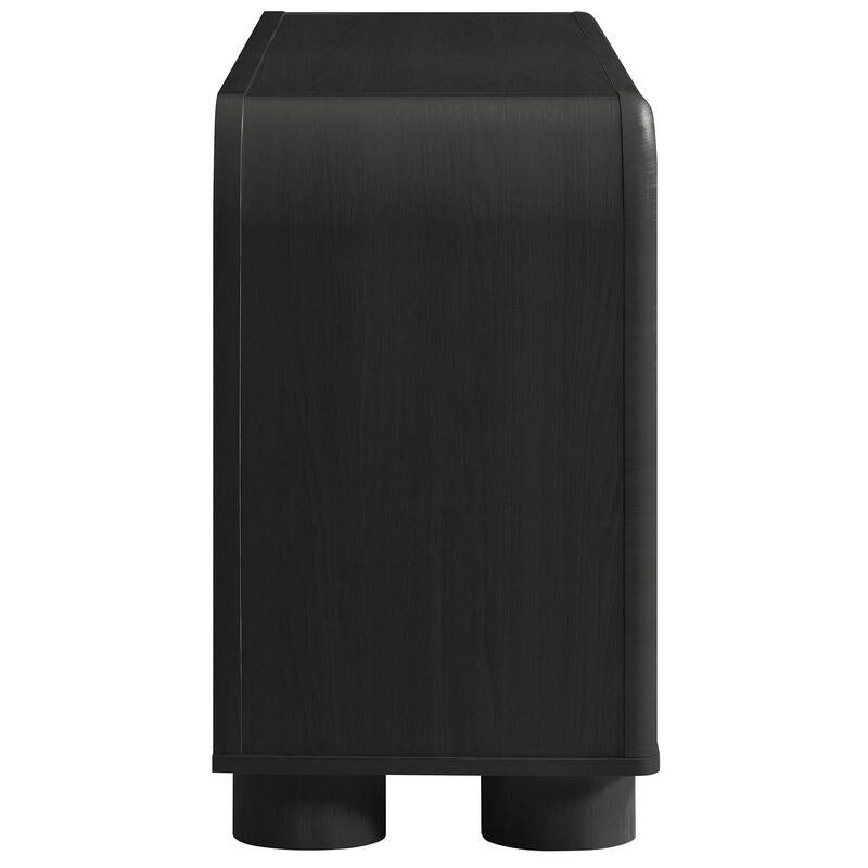 Bellamy Curved 4-Door Sideboard Cabinet