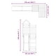 preview thumbnail 9 of 16, vidaXL Outdoor Playset Outdoor Backyard Playground Equipment for Kids Age 3-8 - 42.1" x 109.4" x 93.7"
