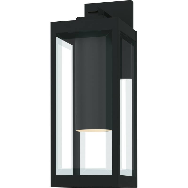 Earth Black LED Outdoor Wall Lantern from the Westover Collection